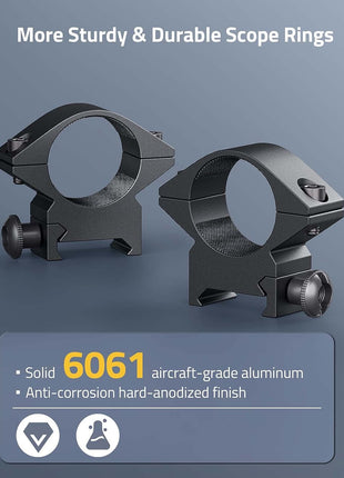 Sturdy and Durable Scope Rings 