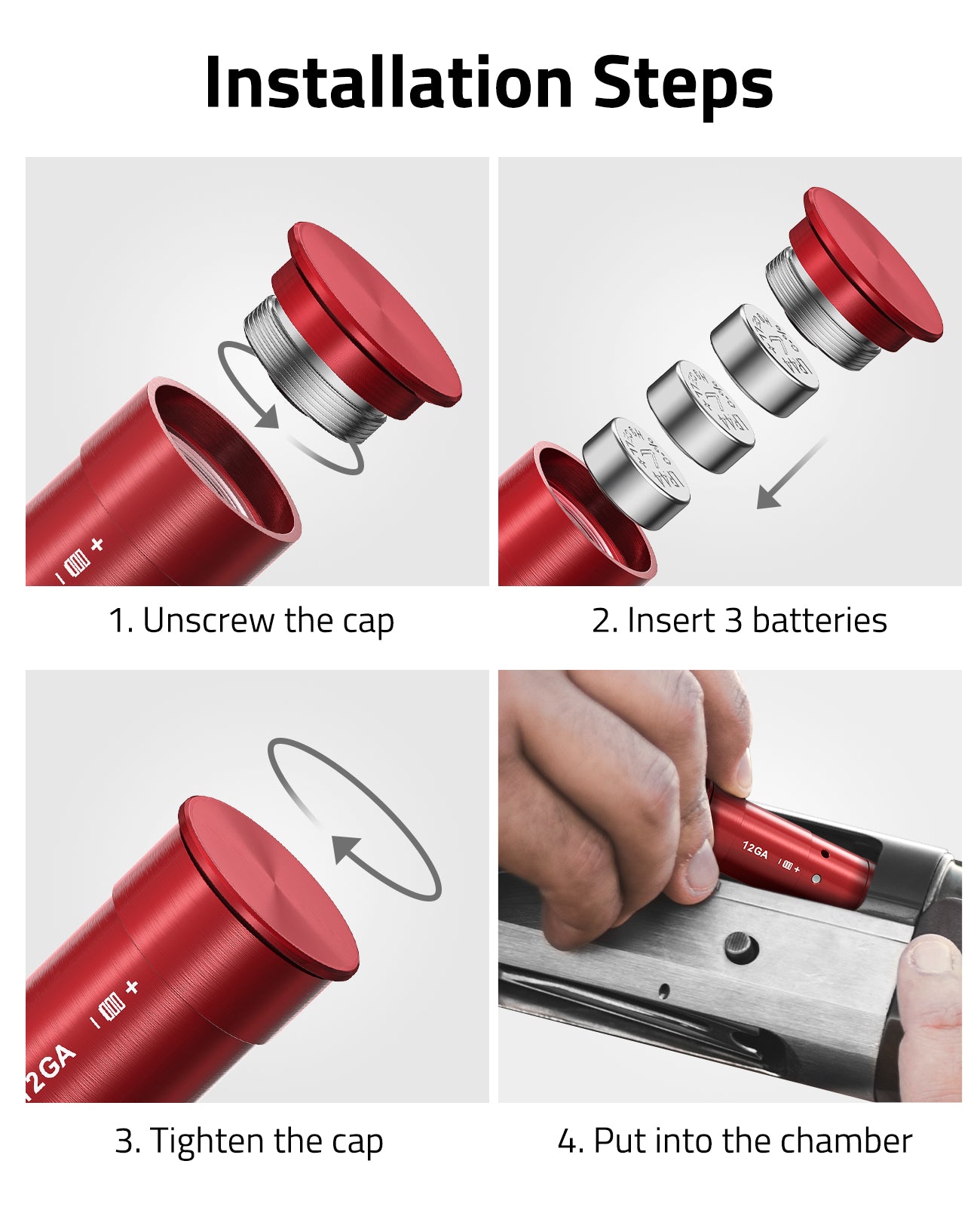 Mirino Laser Rosso JS-Tactical 120x30mm – Precisione E Versatilità - Foto 4