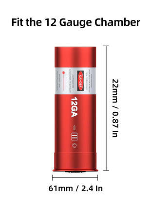 Red Laser Bore Sighter Fit for 12 Guage Chamber