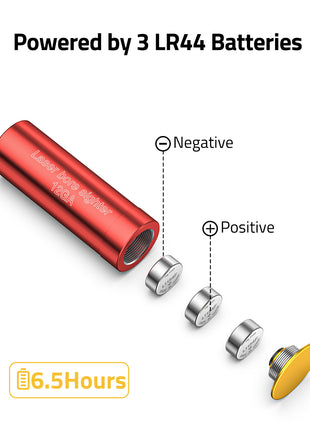 12GA Laser Bore Sighter with Upgraded Batteries