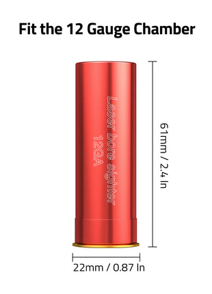 Laser Bore Sighter Fit 12 Guage Chamber