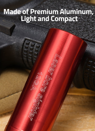 Light and Compact 12GA Laser Bore Sighter