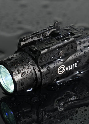 Waterproof Gun Laser Light Tactical Flashlight