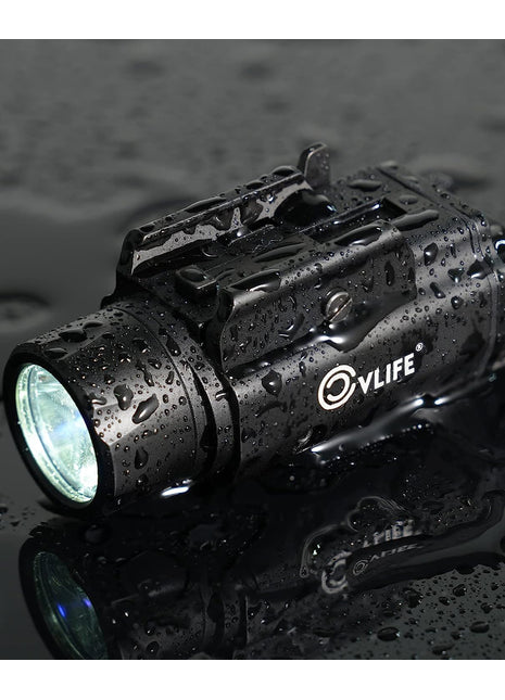 Waterproof Gun Laser Light Tactical Flashlight