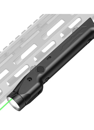 CVLIFE 1700 Lumens Green Laser Light Combo for Rifle Tactical Flashlight