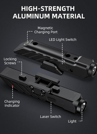High Quality Tactical Flashlight Structure 