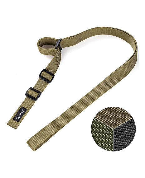 CVLIFE 2 Point Sling 1.25" Wide Tube Webbing with Fast Loop for Outdoor Sports