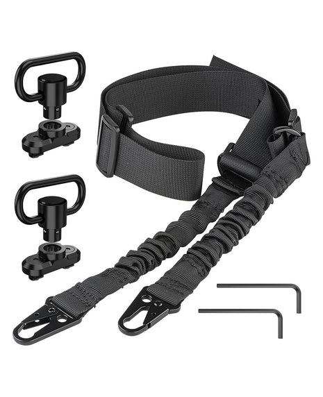 CVLIFE 2 Point Sling Adjustable Length Rifle Sling with Sling Swivels
