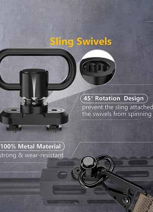 CVLIFE Sling Swivels for Rifle