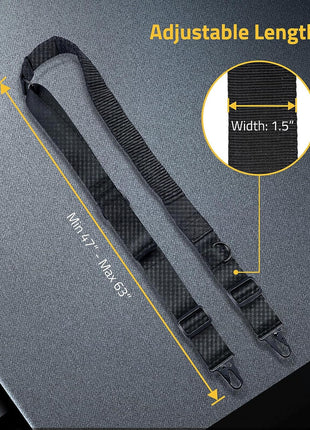 Adjustable Length 2 Point Sling for Rifles
