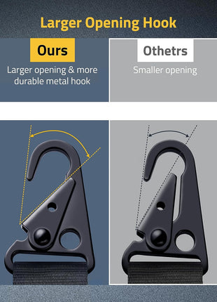Enduring Rifle Sling with Large Opening Hook