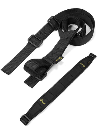 CVLIFE 2 Point Sling Wide Padded Rifle Sling Strap with Removable Shoulder Strap