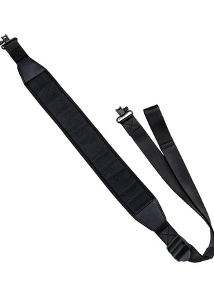Full Black 2 Point Sling with Swivels for Rifles, Outdoors