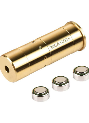 20GA Red Dot Boresighter with Three Batteries