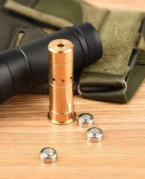 20-Gauge Cal Bore Sight Red Laser Boresighter with Three Batteries