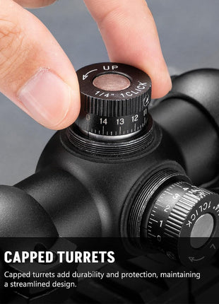 Highly Precise 1/4 MOA Turrets for Rifle Scope