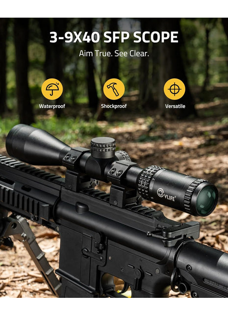 3-9x40 Rifle Scope for Hunting and Shooting
