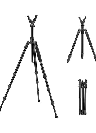 Foldable & Adjustable Shooting Rests Tripod for Hunting