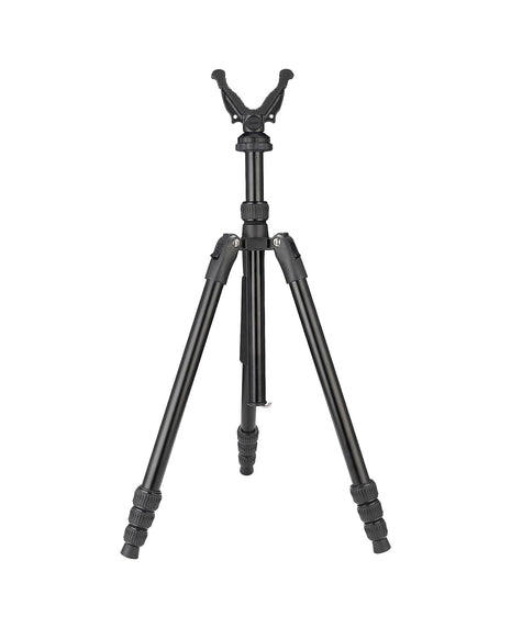 Shooting Rest Tripod Shooting Stick Monopod with 360° Rubber V Yoke