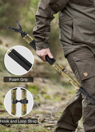 Shooting Rest Hunting Bipod with Hook and Loop Strap
