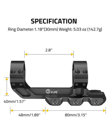 30mm Scope Mount Specification