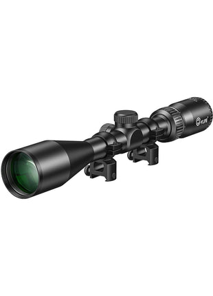 CVLIFE 4-12x44 Scope Mil-Dot Reticle Optics Riflescope with Free 20mm Scope Rings