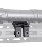 CVLIFE 45 Degree M-Rail Mount for Tactical Flashlight Compatible with Streamlight Protac Series/Surefire M300/M600 Series