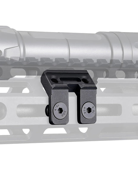 CVLIFE 45 Degree M-Rail Mount for Tactical Flashlight Compatible with Streamlight Protac Series/Surefire M300/M600 Series