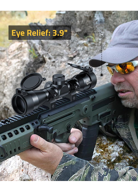 4x32 Rifle Scope for 20mm Picatinny Rail