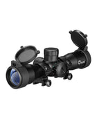 CVLIFE 4x32 Crossbow Scope Red Green Illuminated Compact Crossbow Scopes