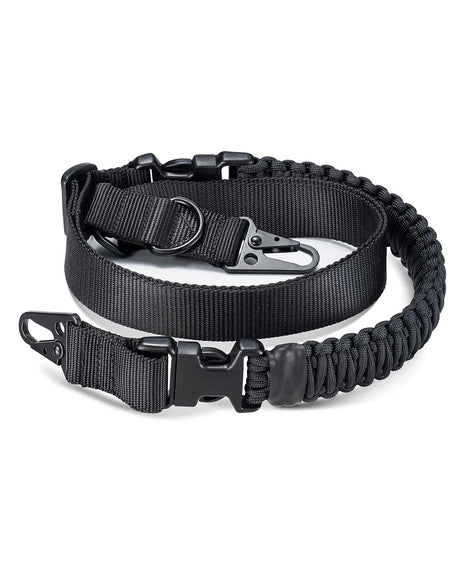 CVLIFE 550 Paracord Sling Adjustable Length with Metal Hooks