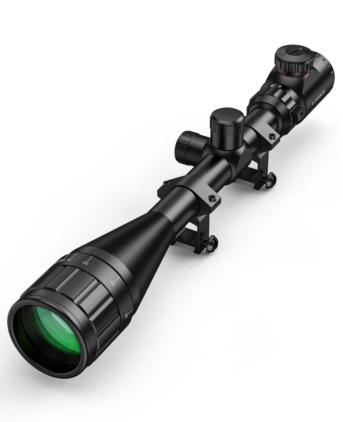 CVLIFE FoxSpook 6-24x50 AOE Red and Green Illuminated Scope