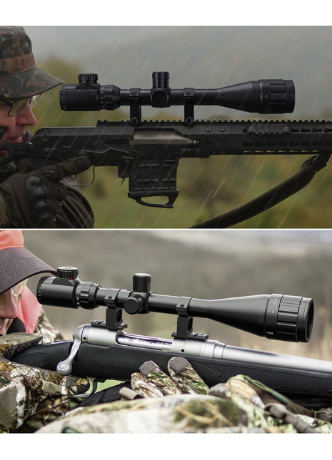 Waterproof and Shockproof 6-24x50 AOE Riflescope