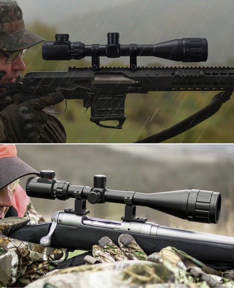 Waterproof and Shockproof 6-24x50 AOE Riflescope