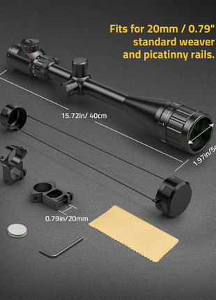 CVLIFE new arrival AO rifle scope for Picatinny rail