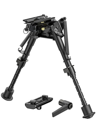 CVLIFE 6-9 Inches Rifle Bipod Pivot Tilting Bipods Compatible with Mlok