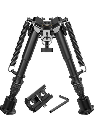 CVLIFE 6-9 Inches Rifle Bipod with Picatinny Adapter
