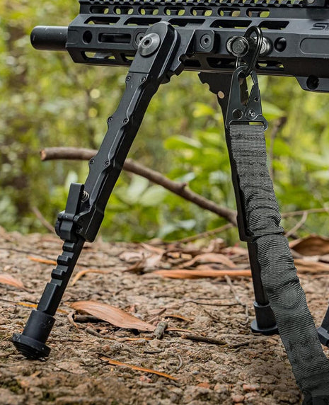 Mlok Rifle Bipod with 2 Point Sling for Hunting