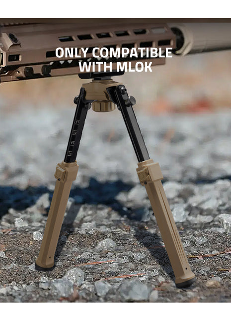 Lightweight Bipod Compatible with Mlok