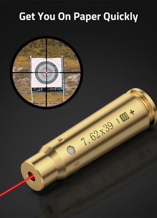 7.62x39mm Red Laser Bore Sight for Shooting