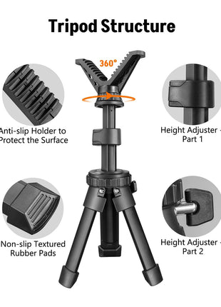 shooting rest tripod structure