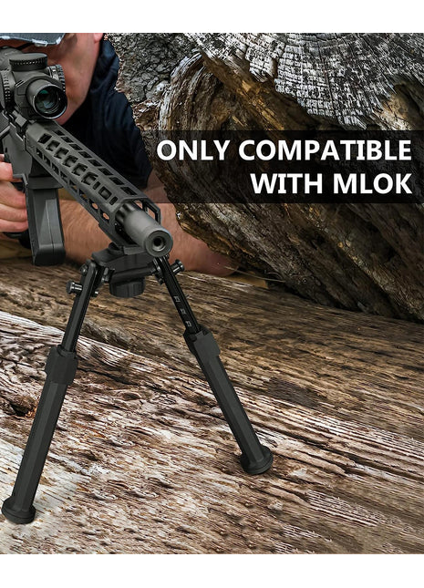 Rifle Bipod for Shooting Compatible With M-Rail