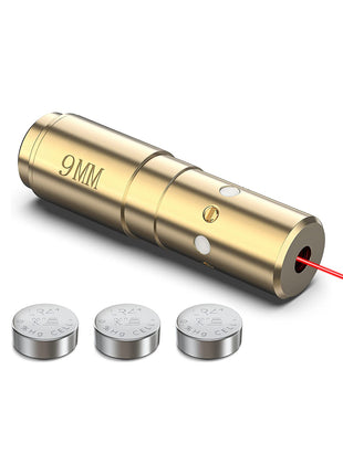 CVLIFE 9mm Laser Bore Sight Red Laser Boresighter