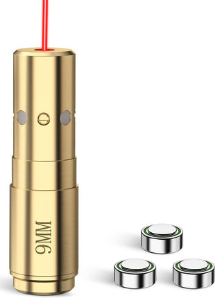 9mm Laser Bore Sight Red Laser Boresighter