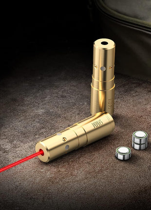 9mm Laser Bore Sight Red Laser Boresighter with 3 Batteries