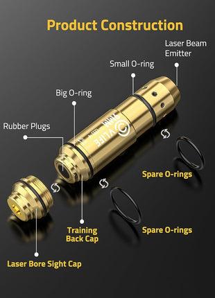 CVLIFE 9mm Laser Bore Sighter Construction