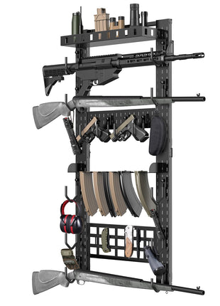 CVLIFE Gun Rack Wall Mount Multi-Layer Gun Rack