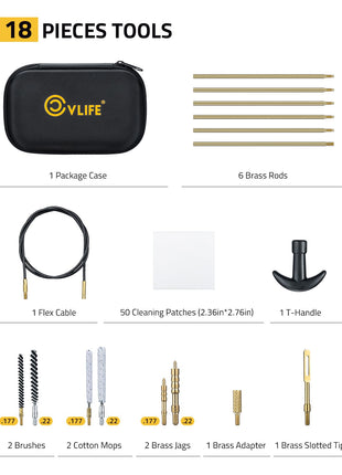 CVLIFE Cleaning Kit 17hmr featuring piecestools vlife 177&.22