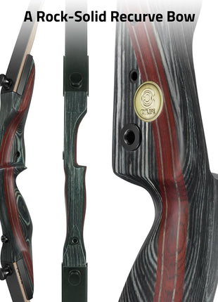 CVLIFE Hunting Recurve Bow featuring a rock-solid recurve bow 50 Pounds