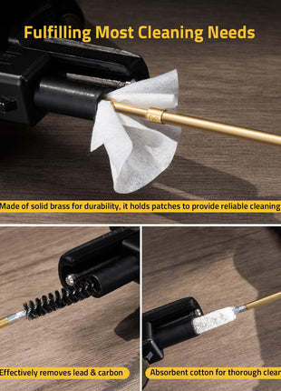 CVLIFE Gun Cleaning Kit featuring fulfilling most cleaning needs 9mm .22 .45 .38& .40